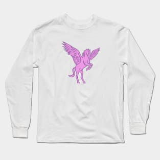 Pink Pegasus Long Sleeve T-Shirt